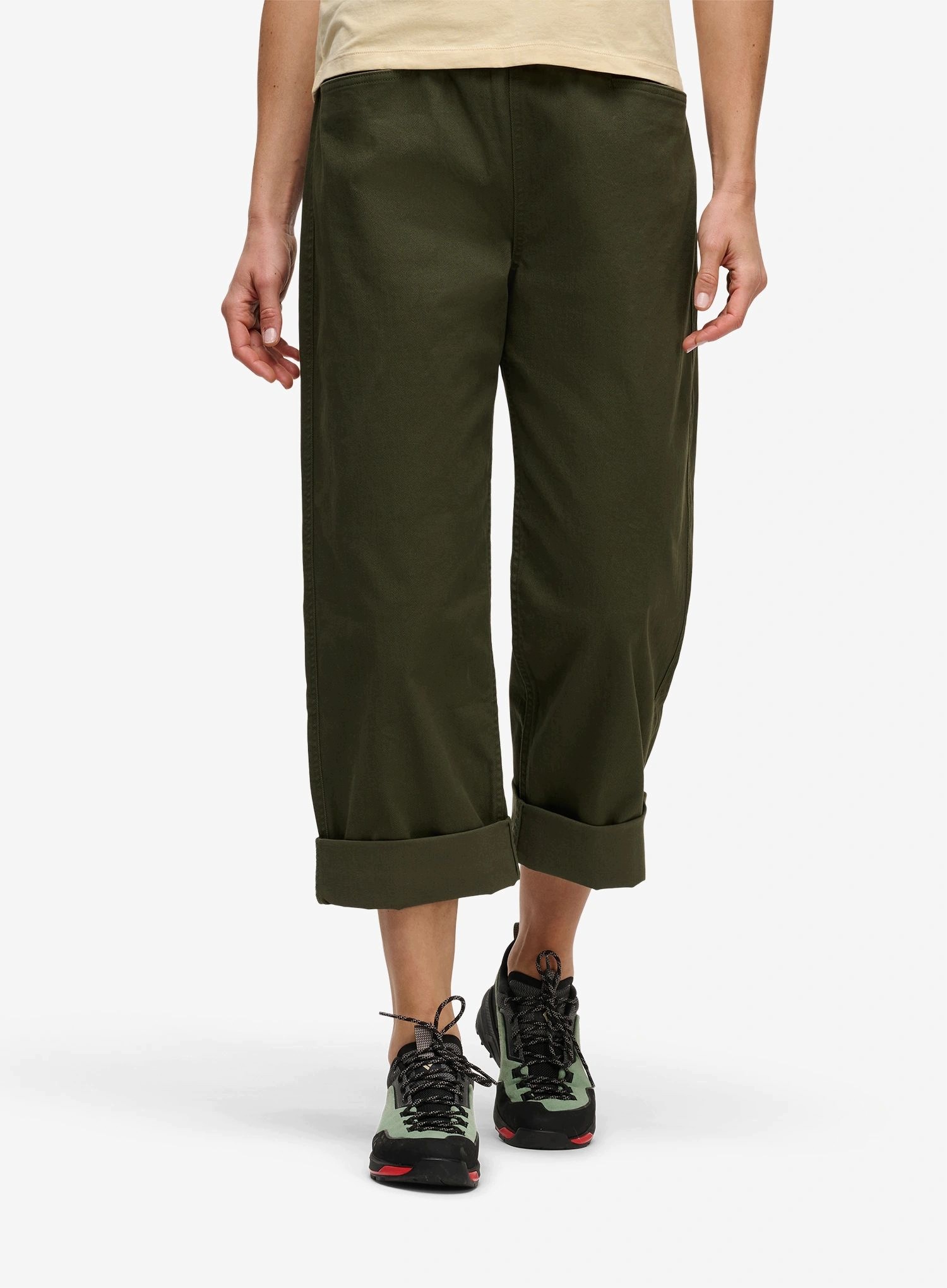 Spodnie wspinaczkowe damskie Black Diamond Dirtbag Pants dark moss L