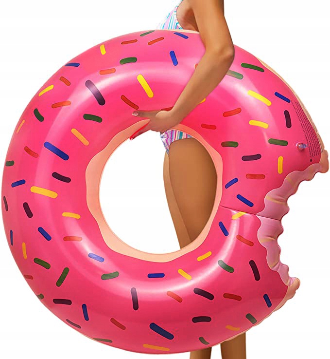

Materac dmuchany koło do pływania wody Donut pączk