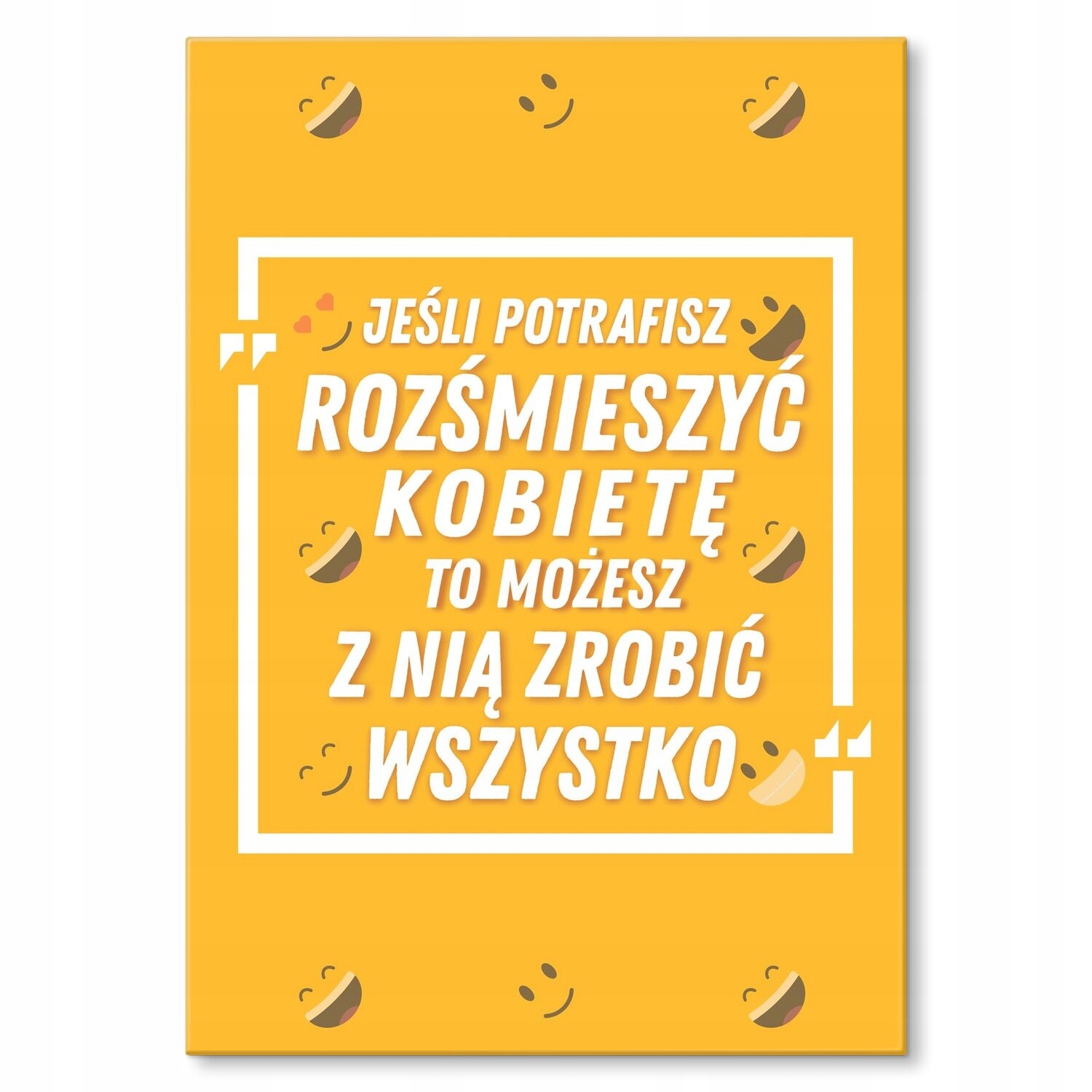 Kovový plakát Rozesmát ženu Šidítko Plech 30 x 42 cm Dárek