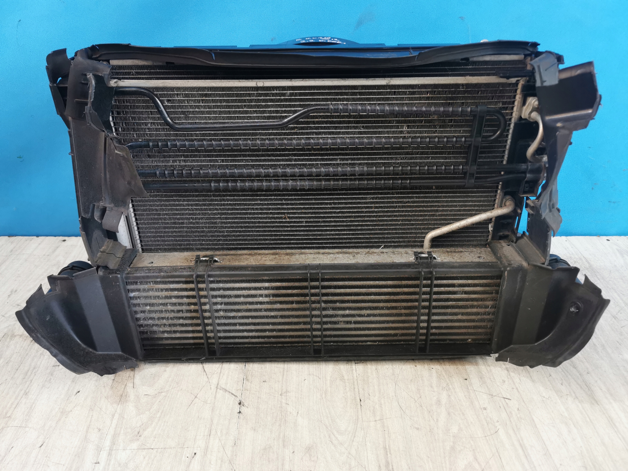 Mercedes E-Klasa W212 2009/2013 chłodnice wentylator komplet 2.2 CDI