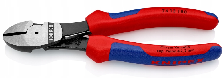 Ergonomické kleště štípací boční Knipex 74 12 180 mm