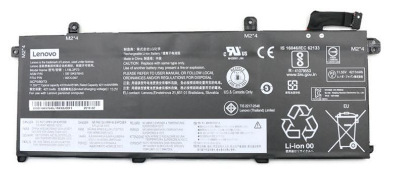 Lenovo 50Wh internal notebook battery
