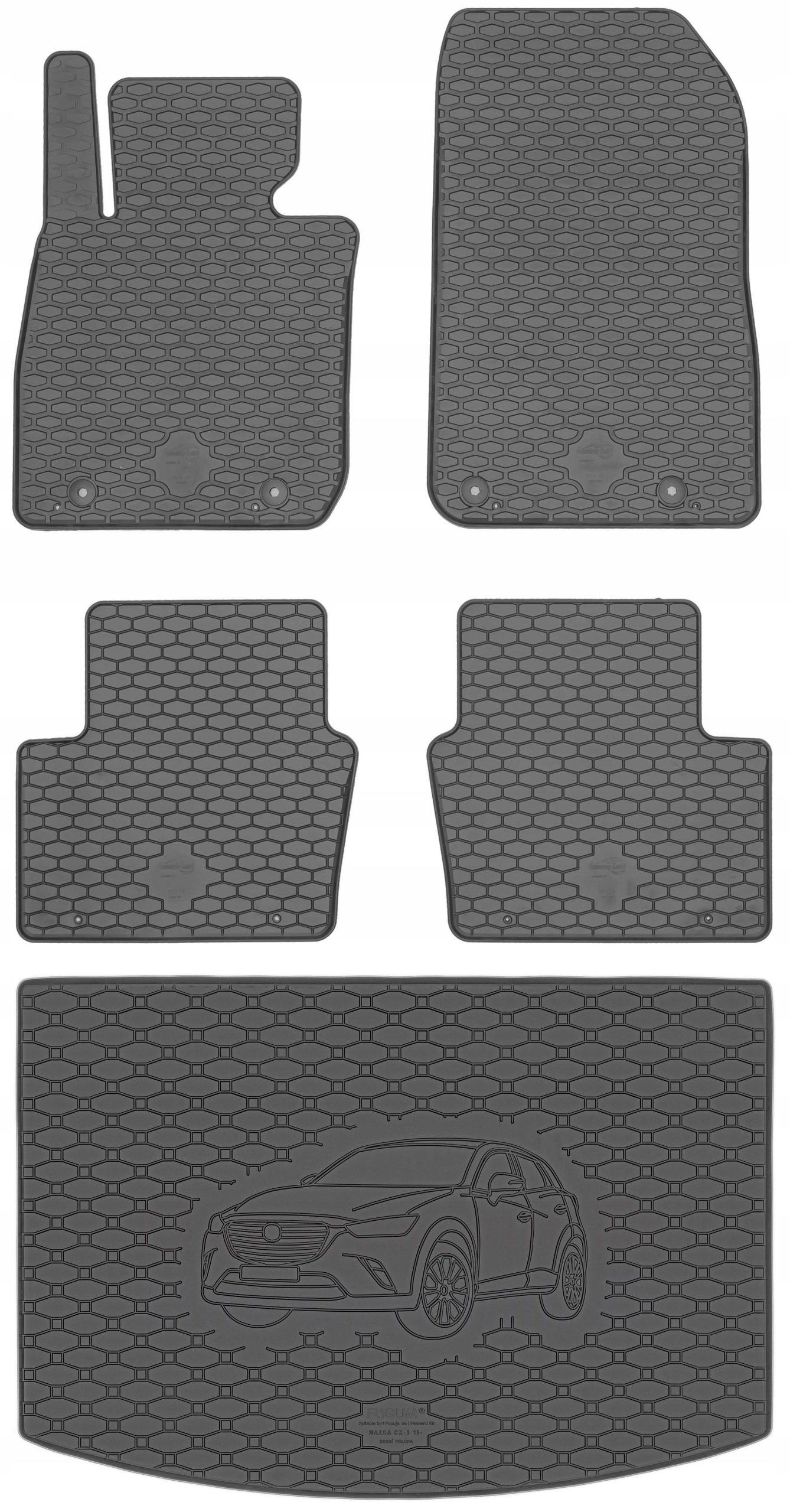 

Mazda CX-3 Crossover 2015- Dywaniki mata