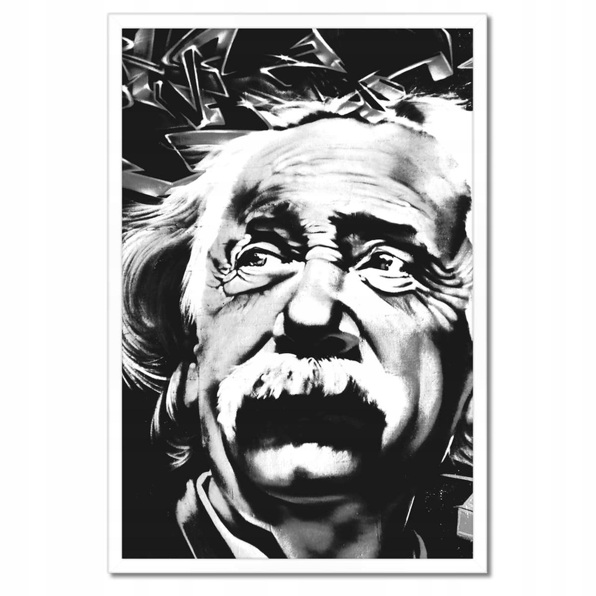 Plakáty v rámu 40x60 Albert Einstein Graffiti