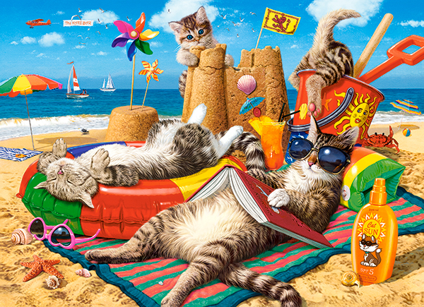 

Puzzle 300 Układanka Zwierzęta Koty 8+ Castor