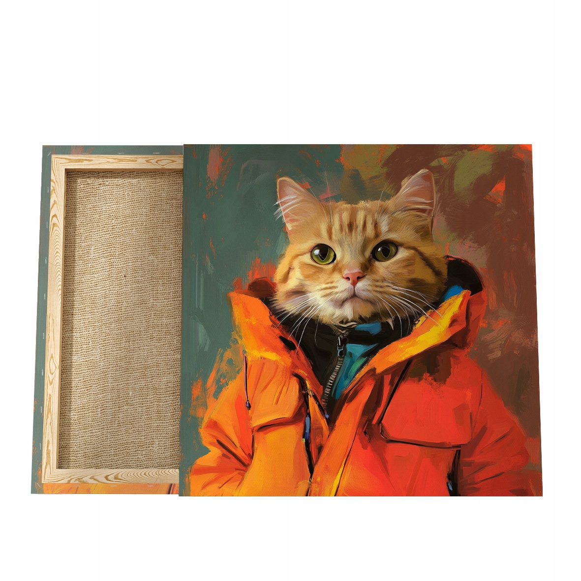 Obraz Kočka, Obraz na plátně s kočkou, Portrét kočky