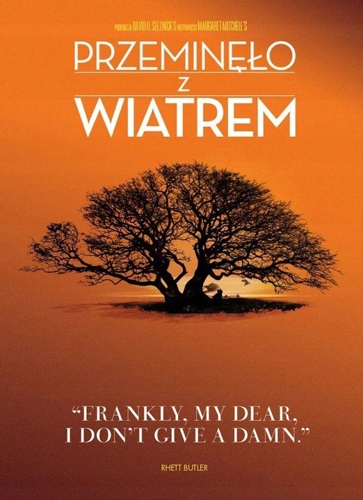 PRZEMINĘŁO Z WIATREM O'Hara, Butler DVD FOLIA