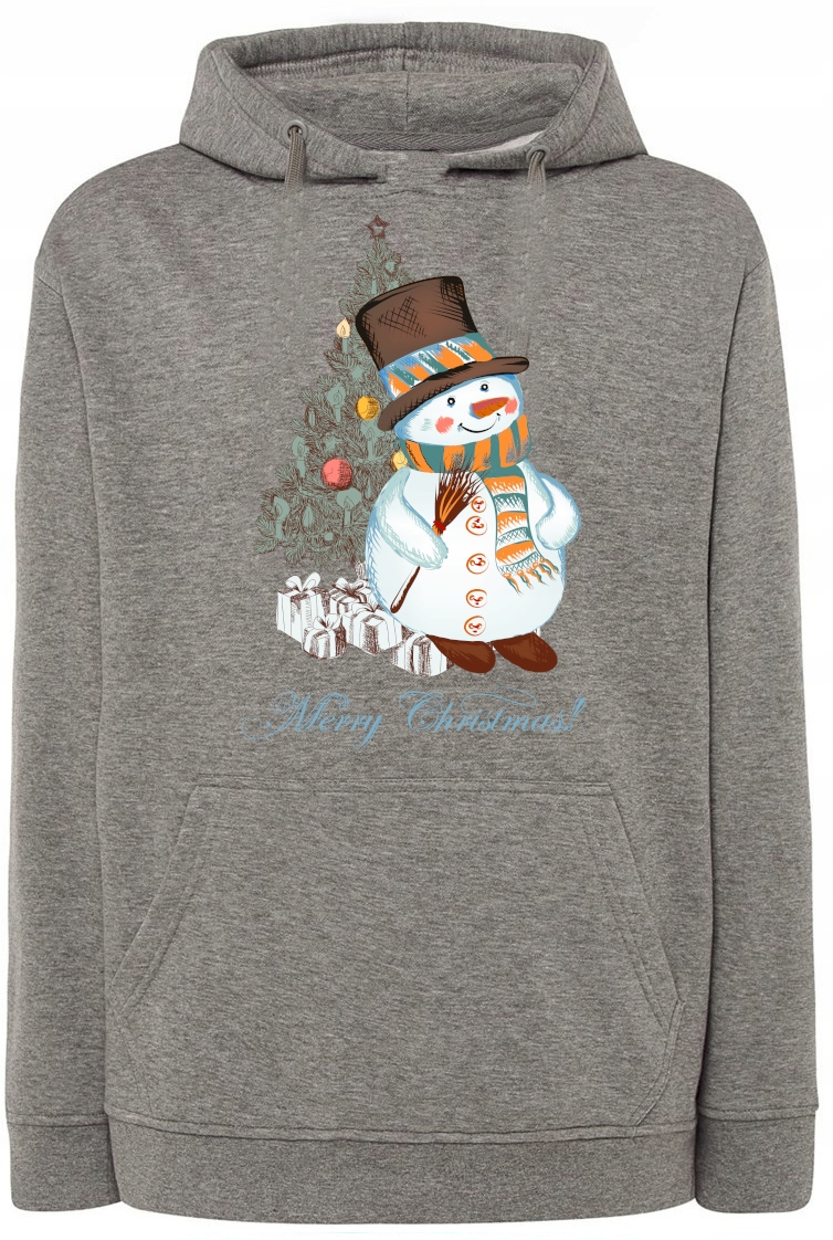 Vánoční Pánská mikina s potiskem Sněhulák vel. M