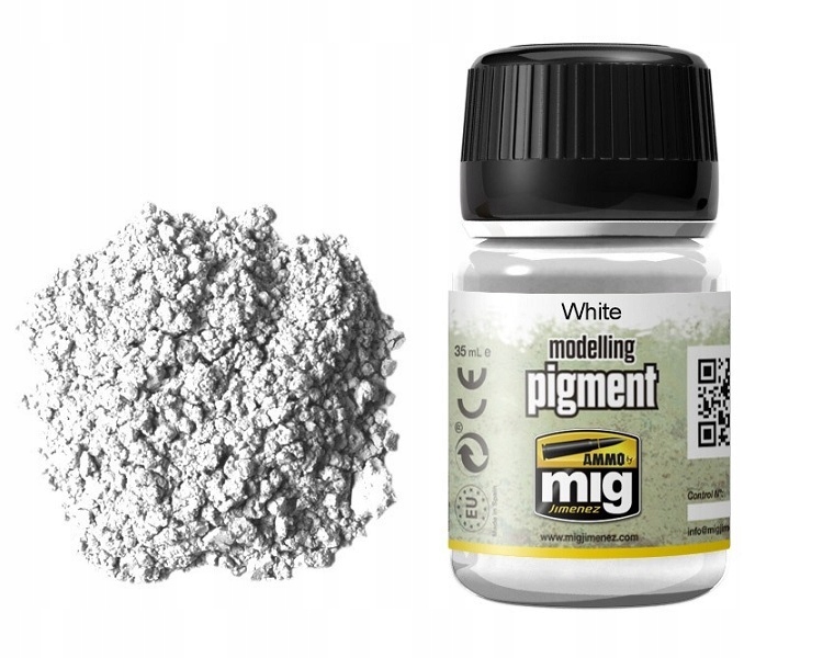Ammo MIG 3016 Pigment Modelarski White 35ml