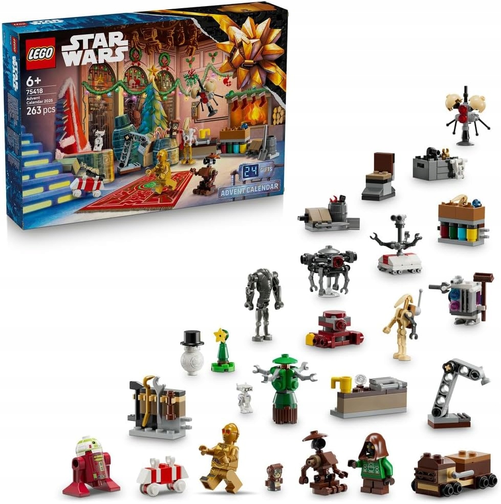 Lego Star Wars Adventní kalendář 2025 Droidi Minifigurky 75418