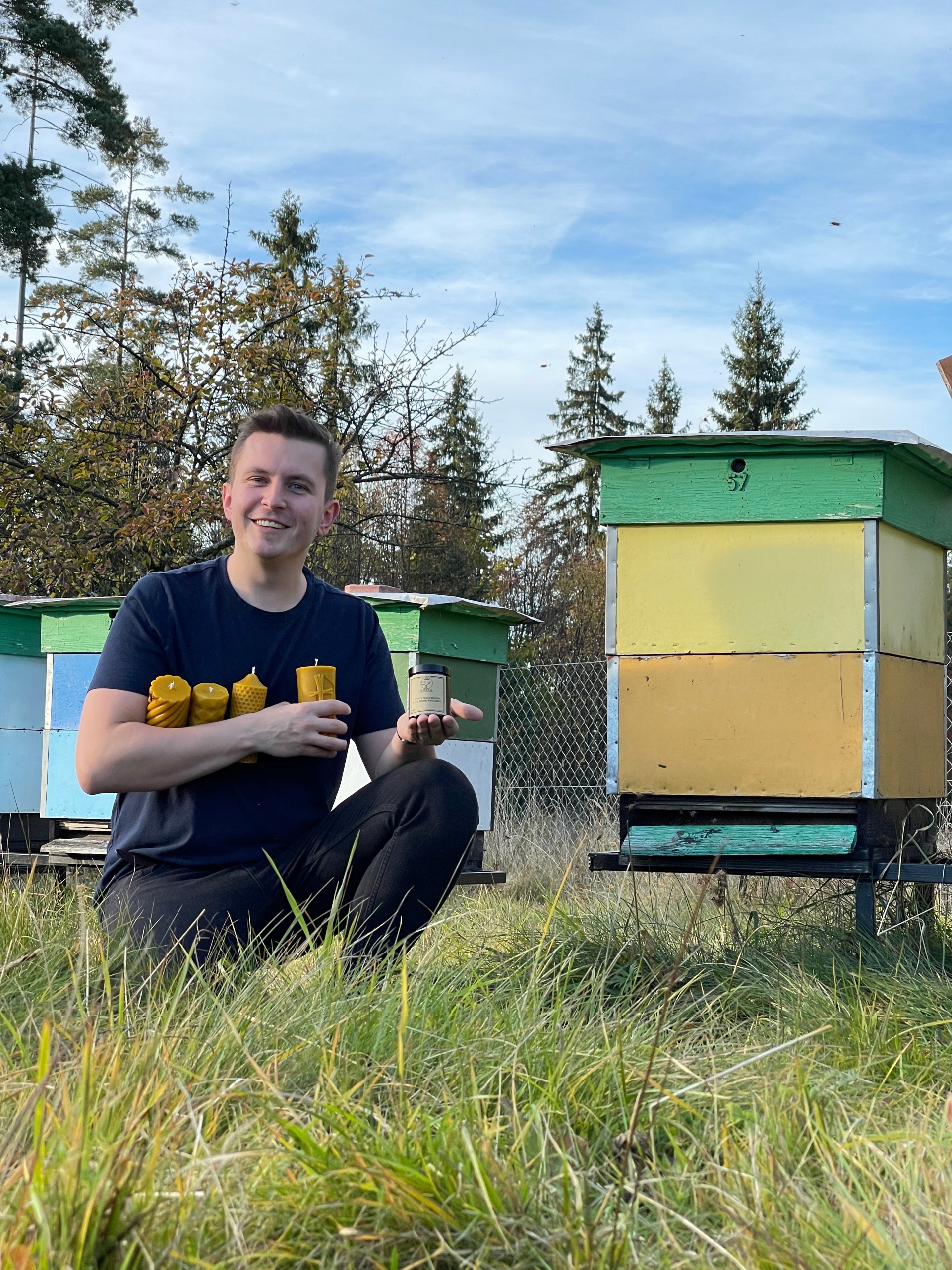 Świeca z wosku pszczelego DO ŚWIECZNIKA KRĘCONA Rodzaj inne