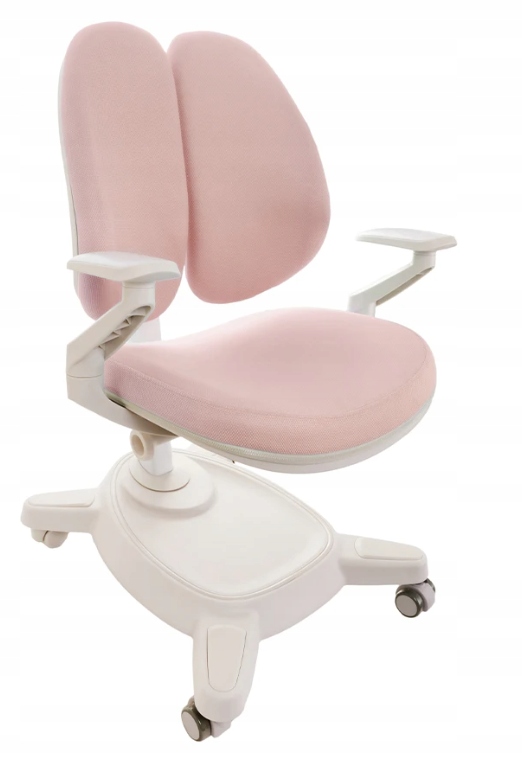 Ergonomiczny Fotel Obrotowy Snyder Różowy Dla Dziecka, Regulowany, Biurkowy