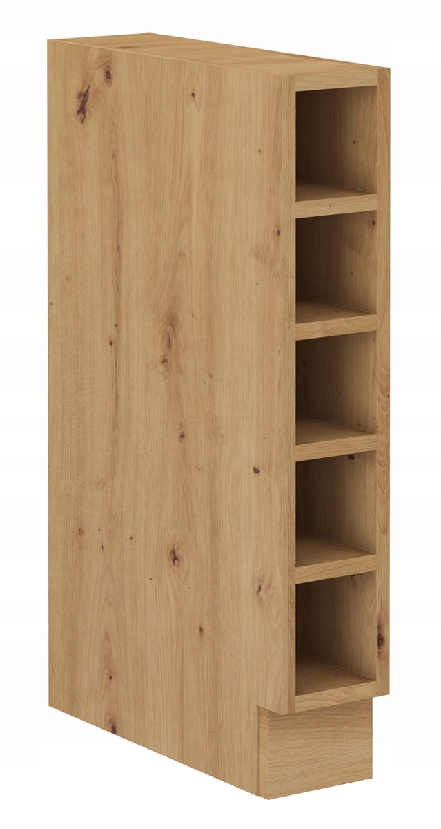 Szafka otwarta dolna 15 cm dąb artisan MODERN