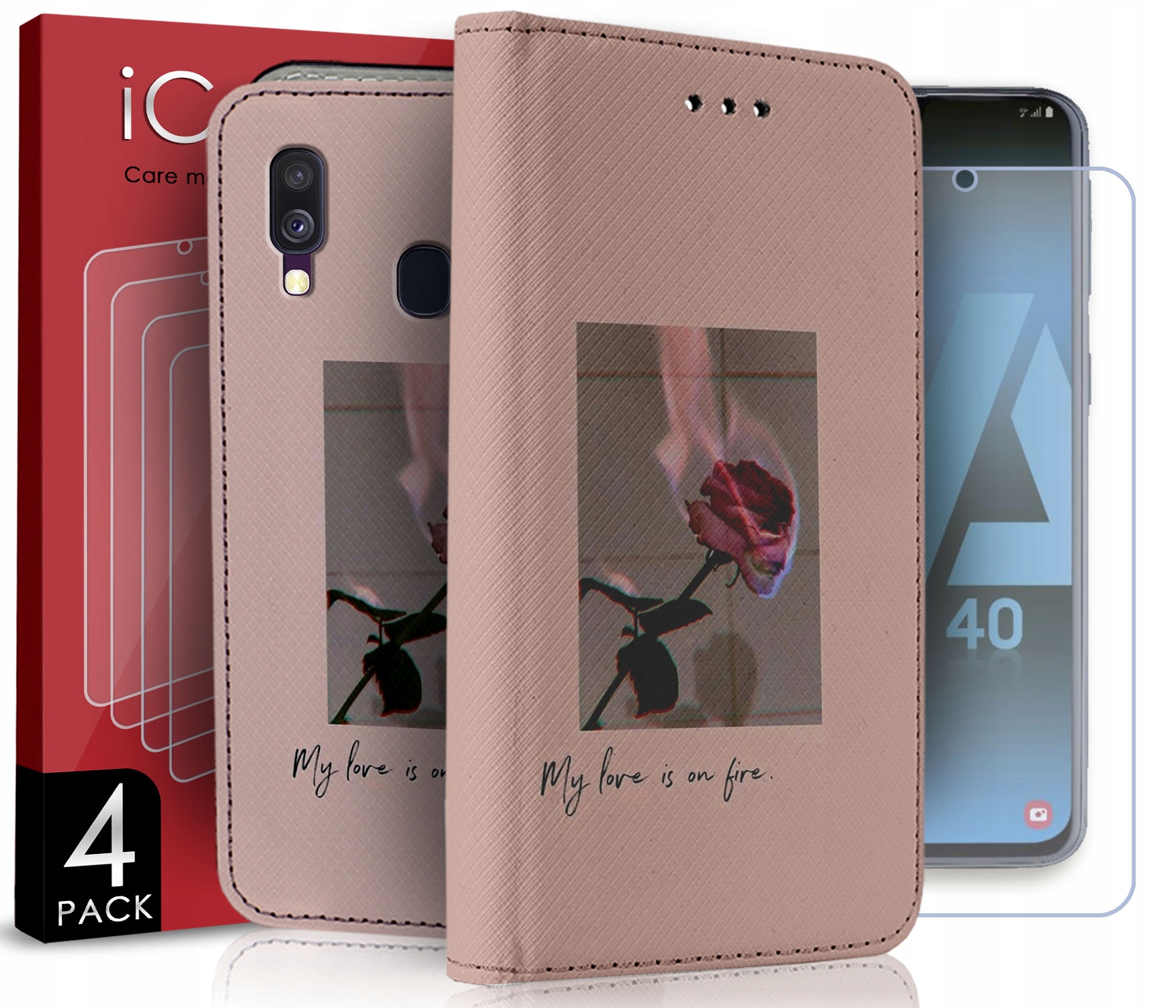 

Zestaw Etui Do Samsung Galaxy A40 Szkło x4