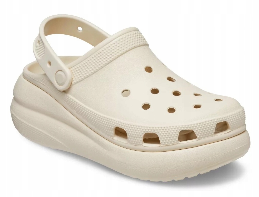Crocs 207521-2Y2 Classic Crush Clog béžové nazouváky platformy W9 39-40