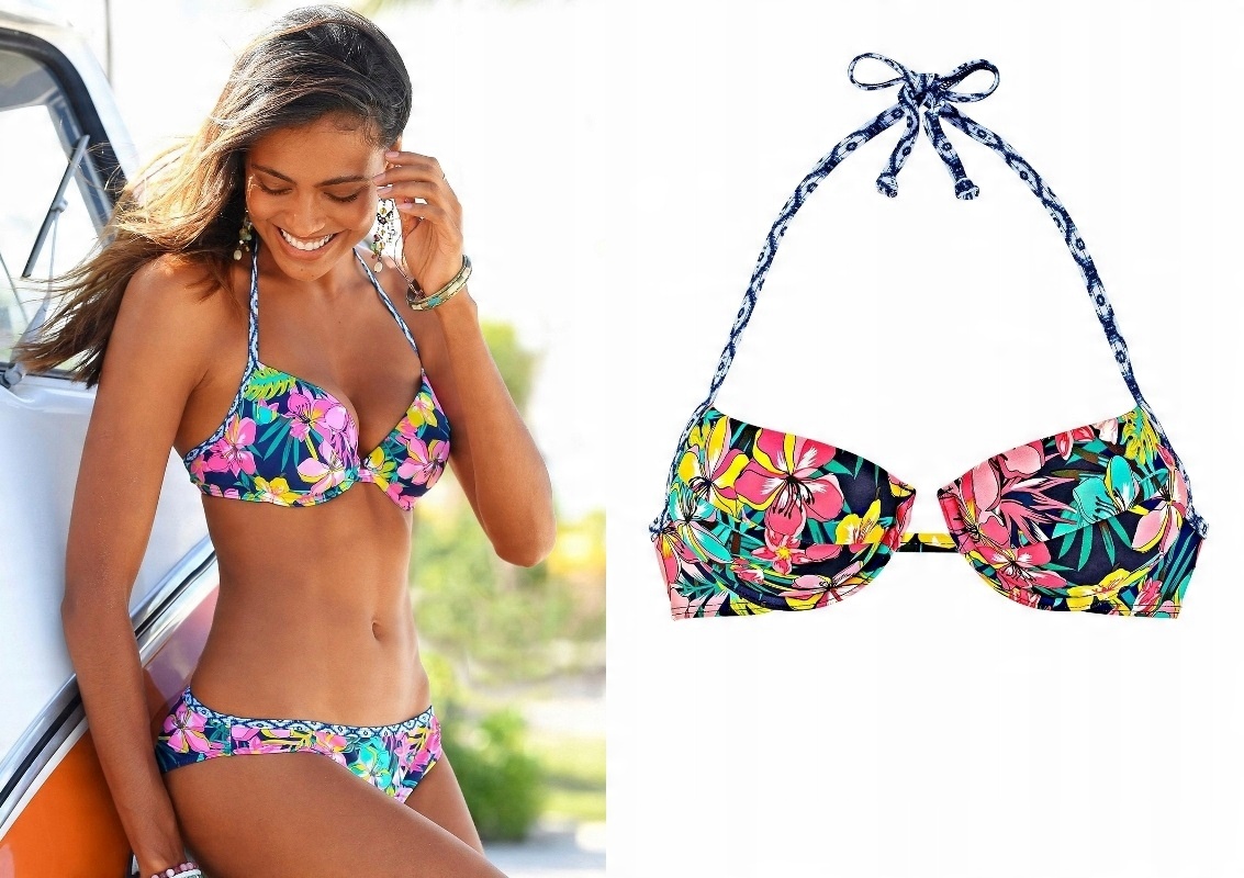 

Buffalo Dalia Bikini W Kwiaty 34A Góra