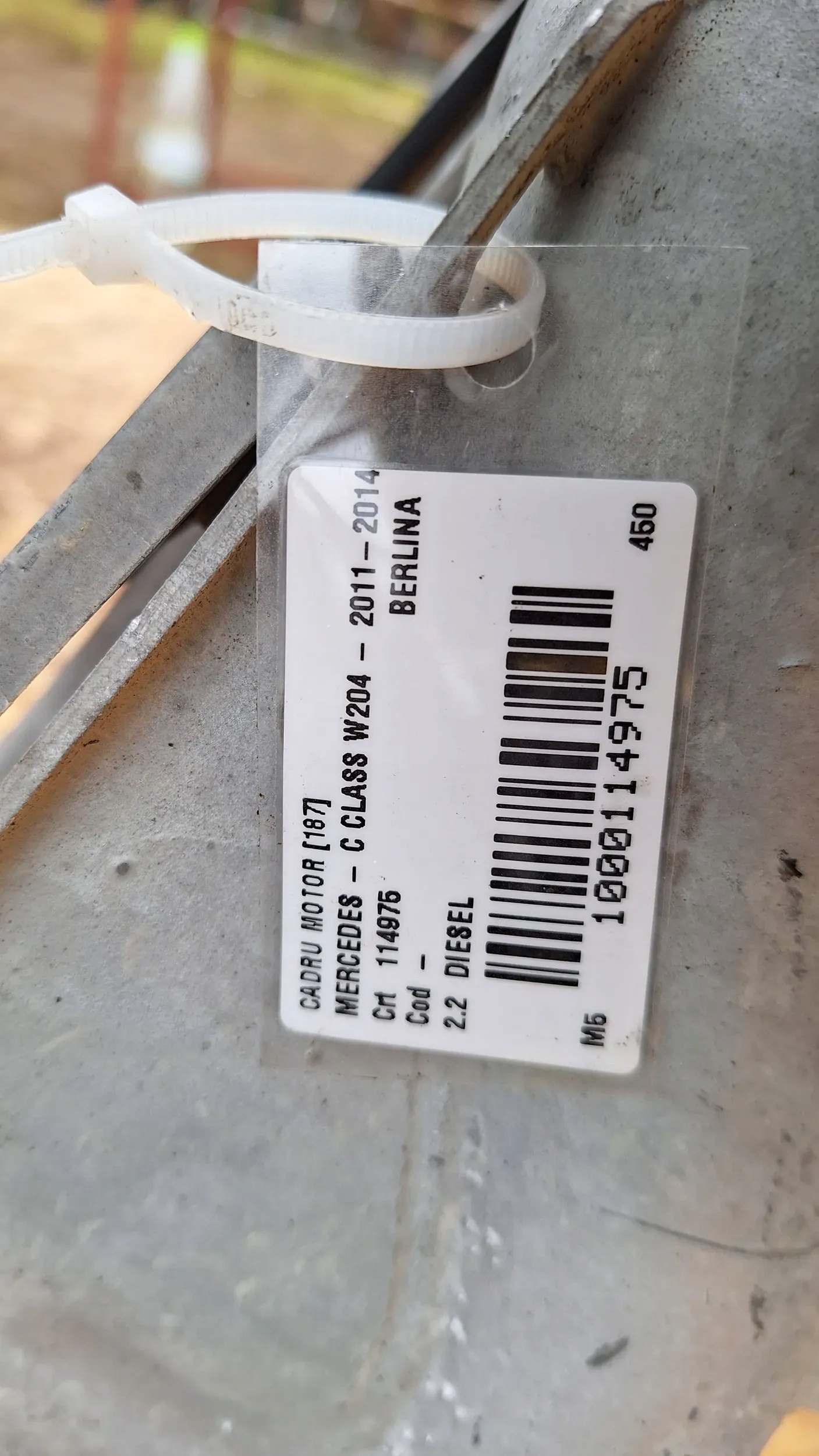 axle beam subframe axle beam front A2046280757 MERCEDES W204 W207