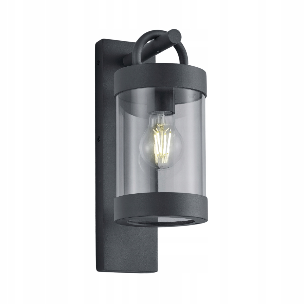 Fasádní lampa venkovní nástěnné Sambesi Soumrakový Senzor antracit Trio
