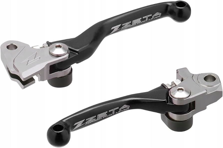 Klamki dźwignie komplet Kawasaki KX250F KX250 KX450F Yamaha Zeta czarne