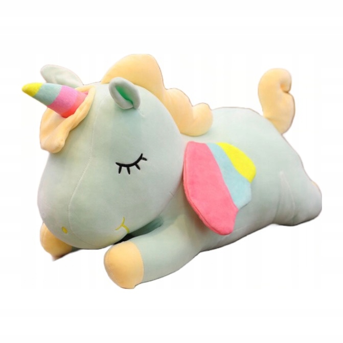 

Maskotka Pluszak Unicorn Jednorożec Zielony 50 cm
