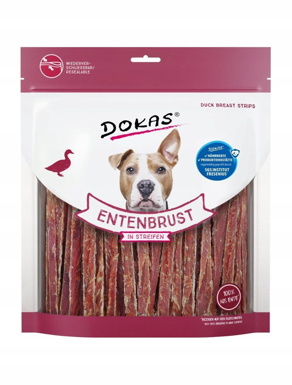 Dokas Kachní Prsíčka Pásky 500 G
