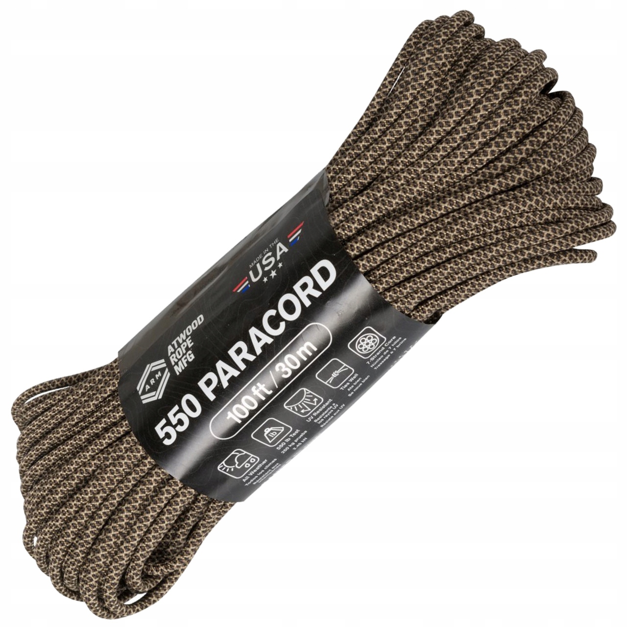 

Linka Atwood 550 Rope Paracord 4mm/30m Hyena