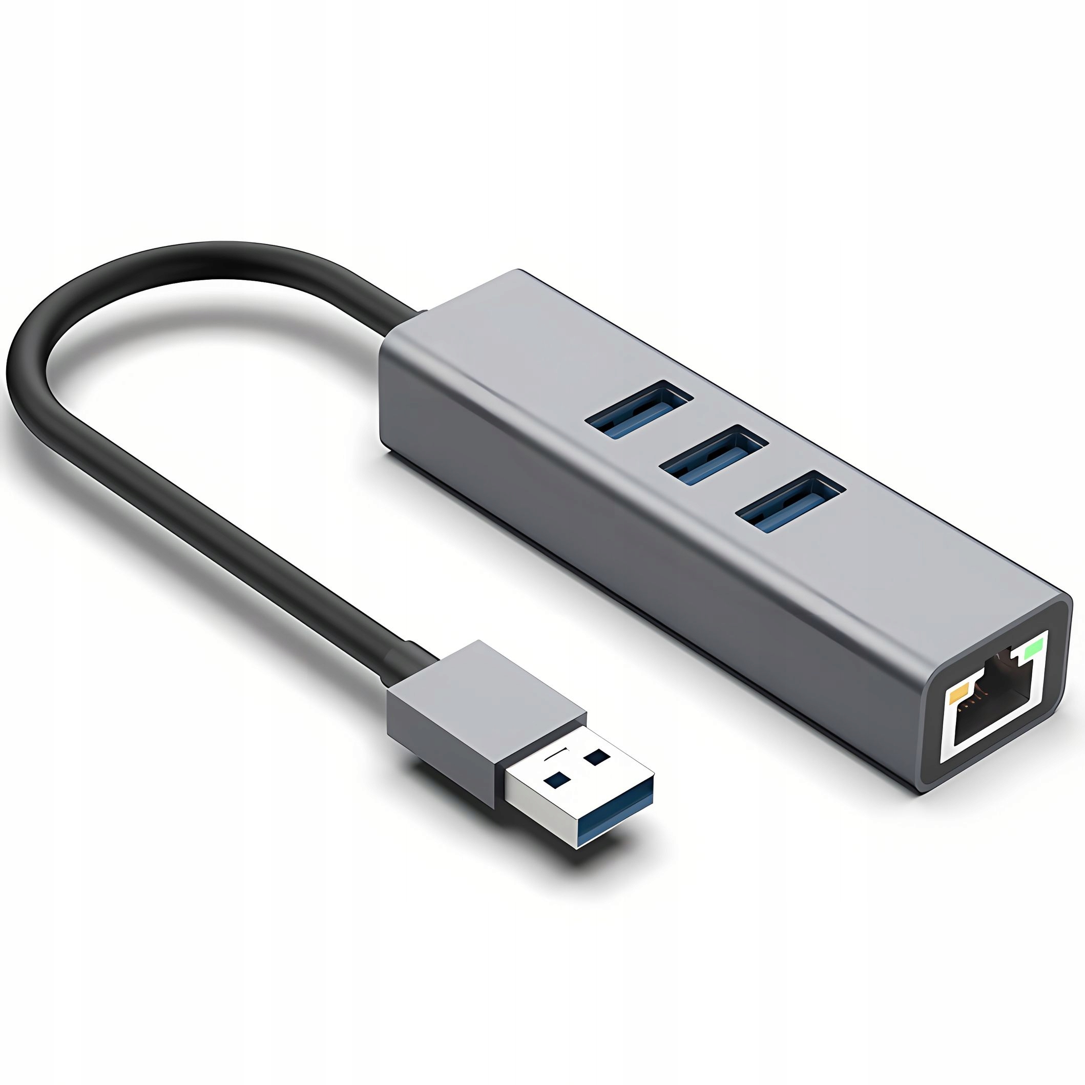 KARTA SIECIOWA HUB USB 3.0 ADAPTER PRZEJŚCIÓWKA RJ45 GIGABIT ETHERNET LAN