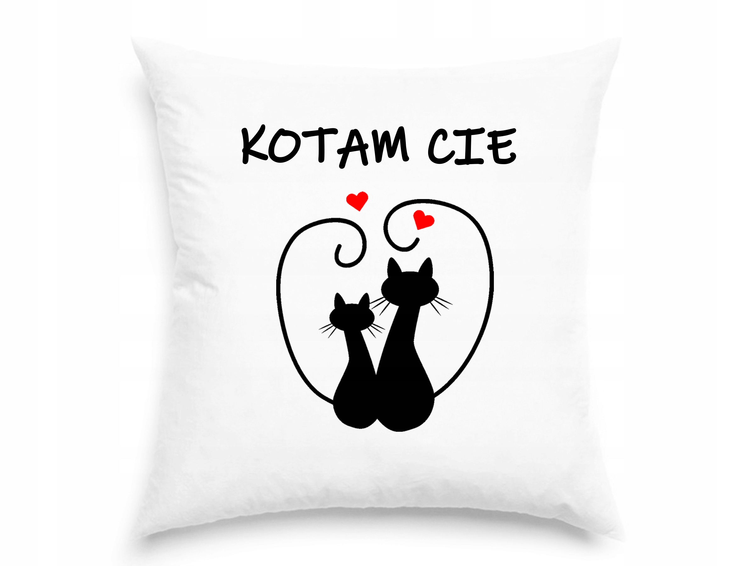 

Poduszka Poszewka z kotami Kotam Cię