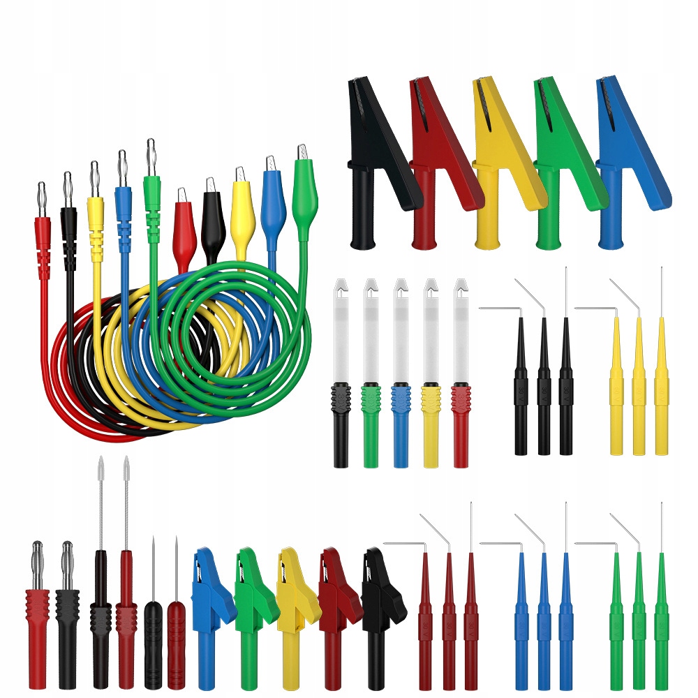 Sada měřicích kabelů Krokosvorka Pin pro měření obleku