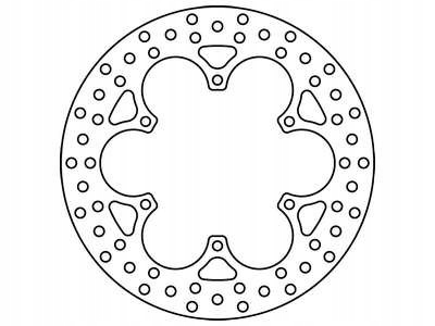 Brzdový kotúč predný/zadný Trw MST233