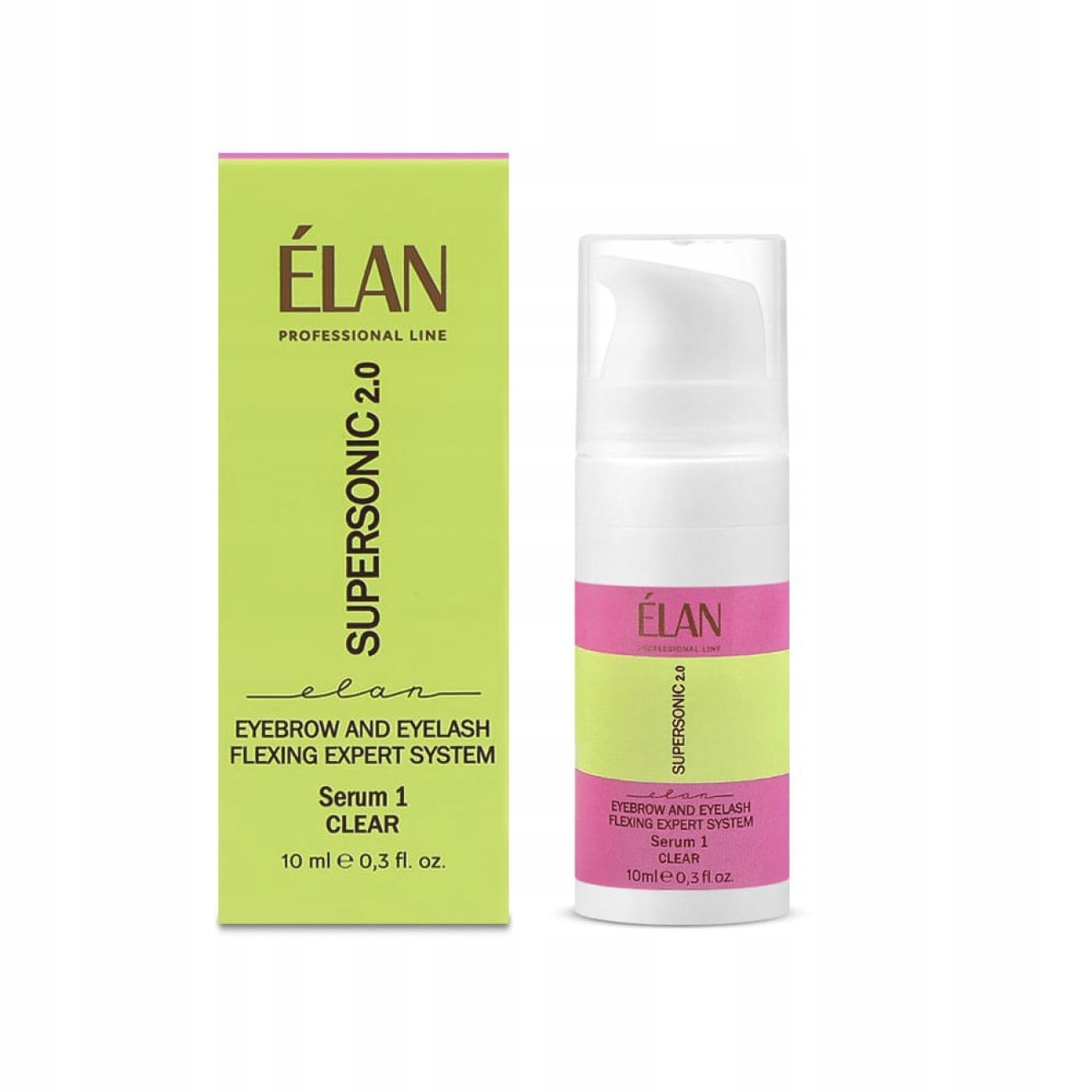 Elan Supersonic 2.0 Sérum 1 Clear pro laminaci obočí a řas 10 ml