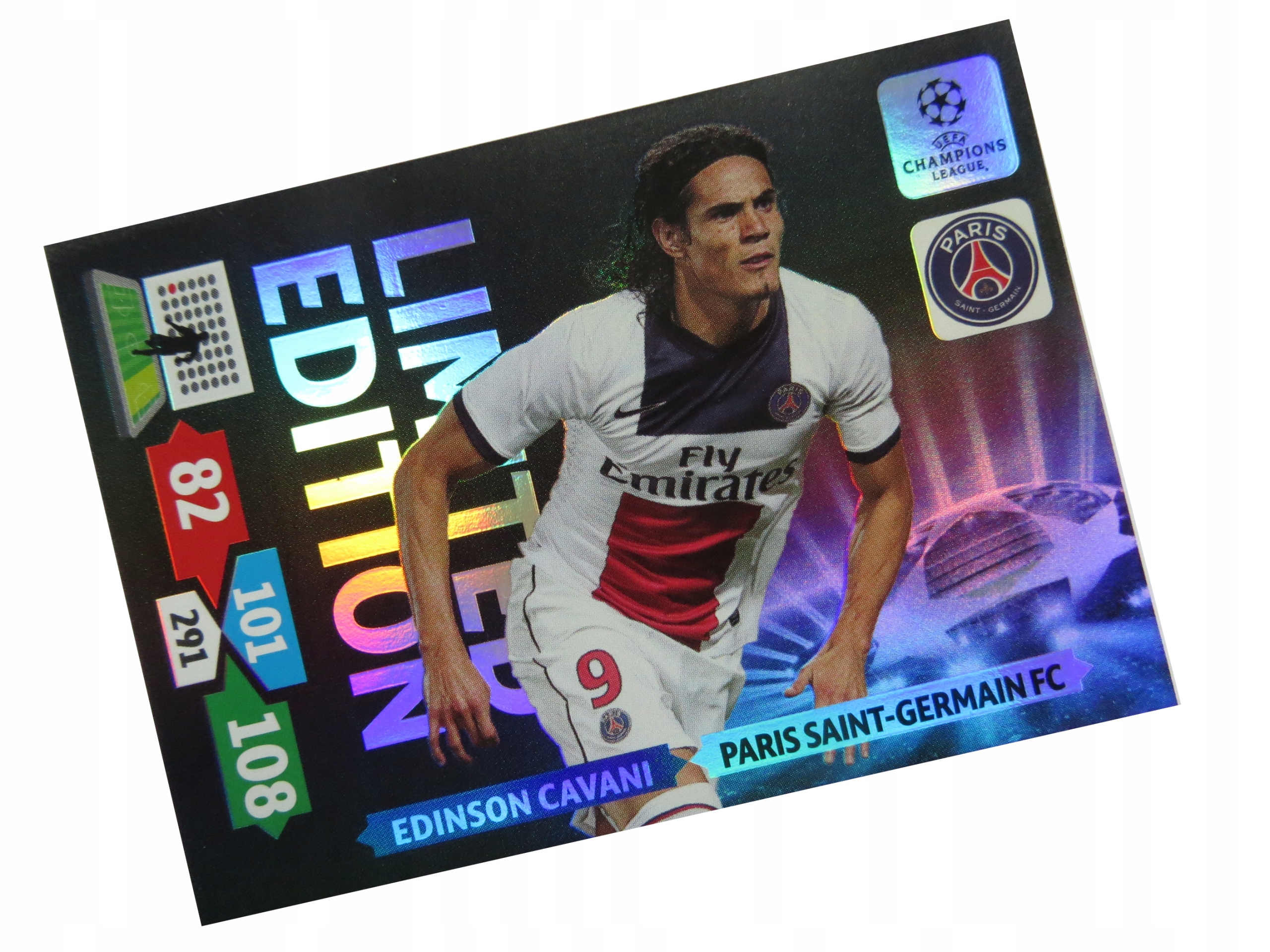 Panini Champions League 2013/2014 Karta Limited Edinson Cavani Psg