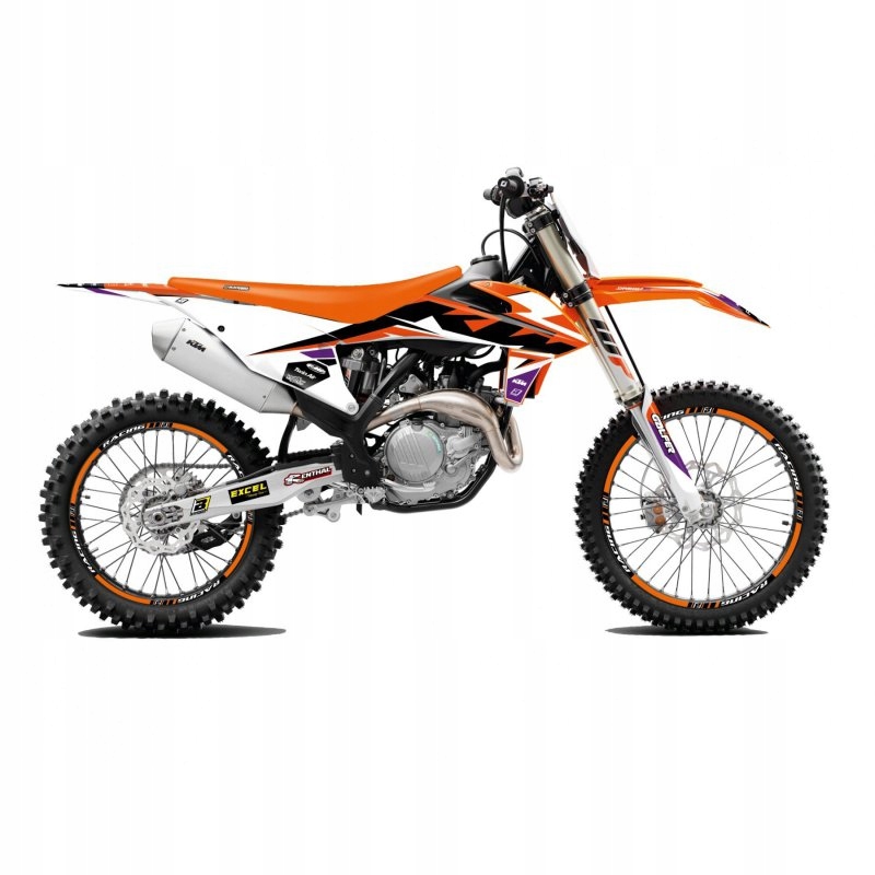 Sada Nálepiek Ktm Sx/sx-f 19-22, Exc/exc-f 20-23 Dream 5 Chrome Efx