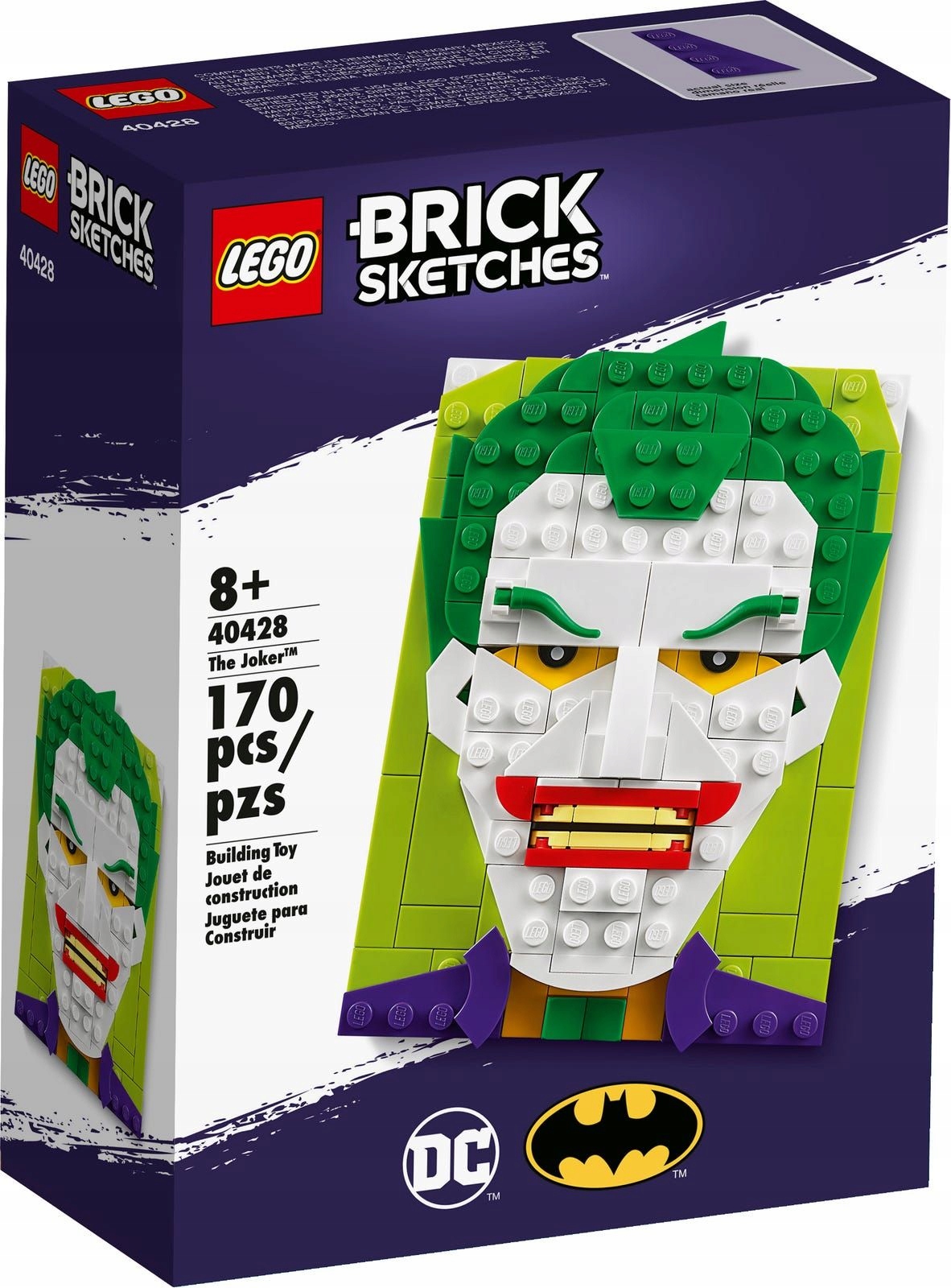 Klocki LEGO Brick Sketches 40428 Joker DC MISB