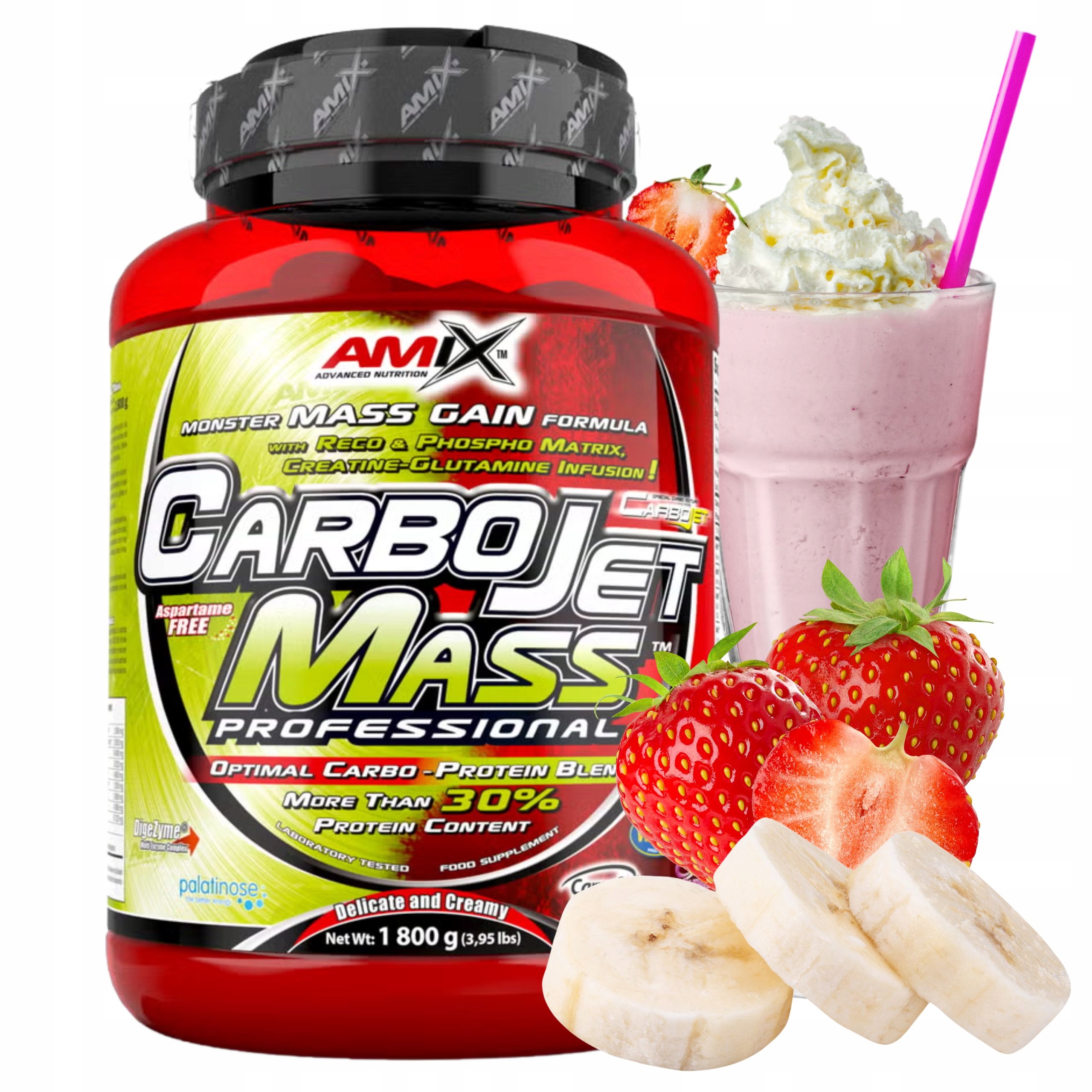 Protein Masa Bílkoviny Bcaa Komplexní sacharidy Palatinose VItargo