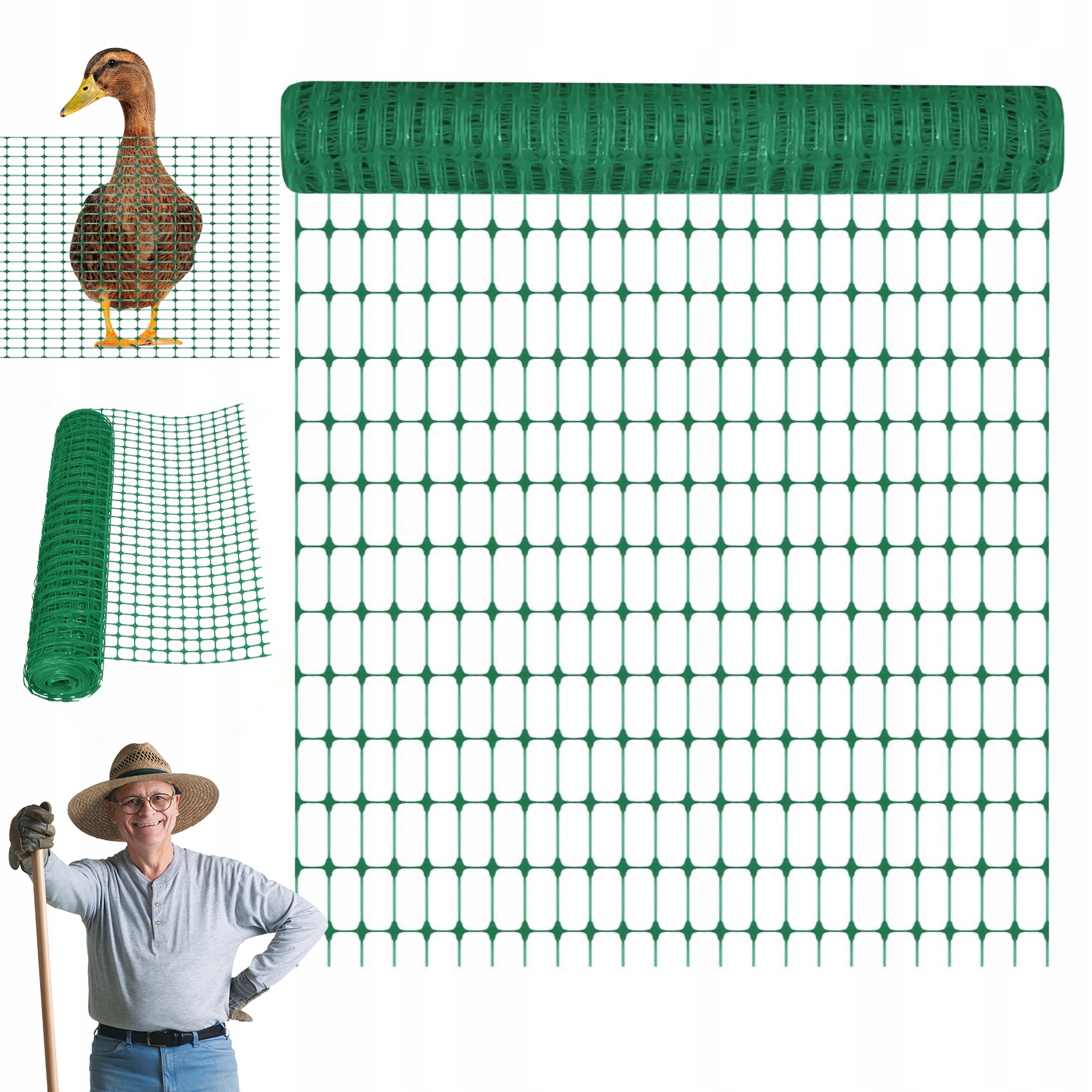 Stavební A Silniční Síť 30 M 65X35 MM Stavební Zelená Protisněhová