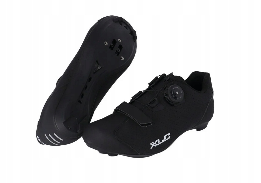 Buty wpinane w pedały XLC Spd XLC CB-R09 czarne, rozmiar 46 szosowe r. 46