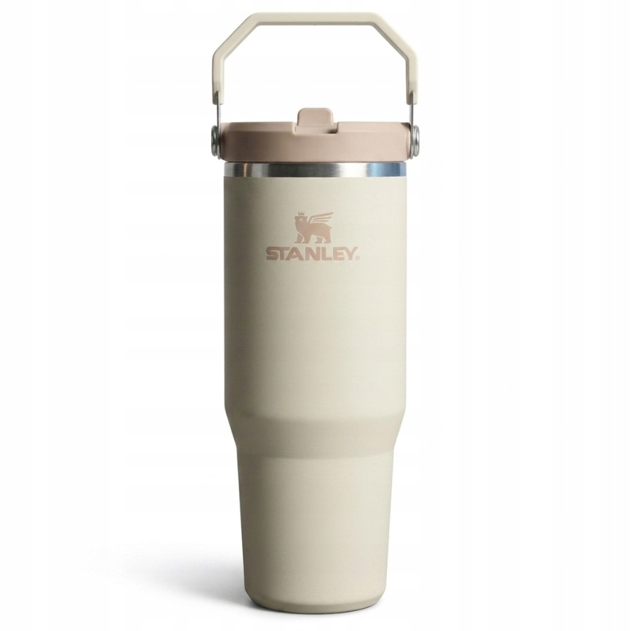 Tumbler se slámkou/brčkem 890ml Stanley Cream