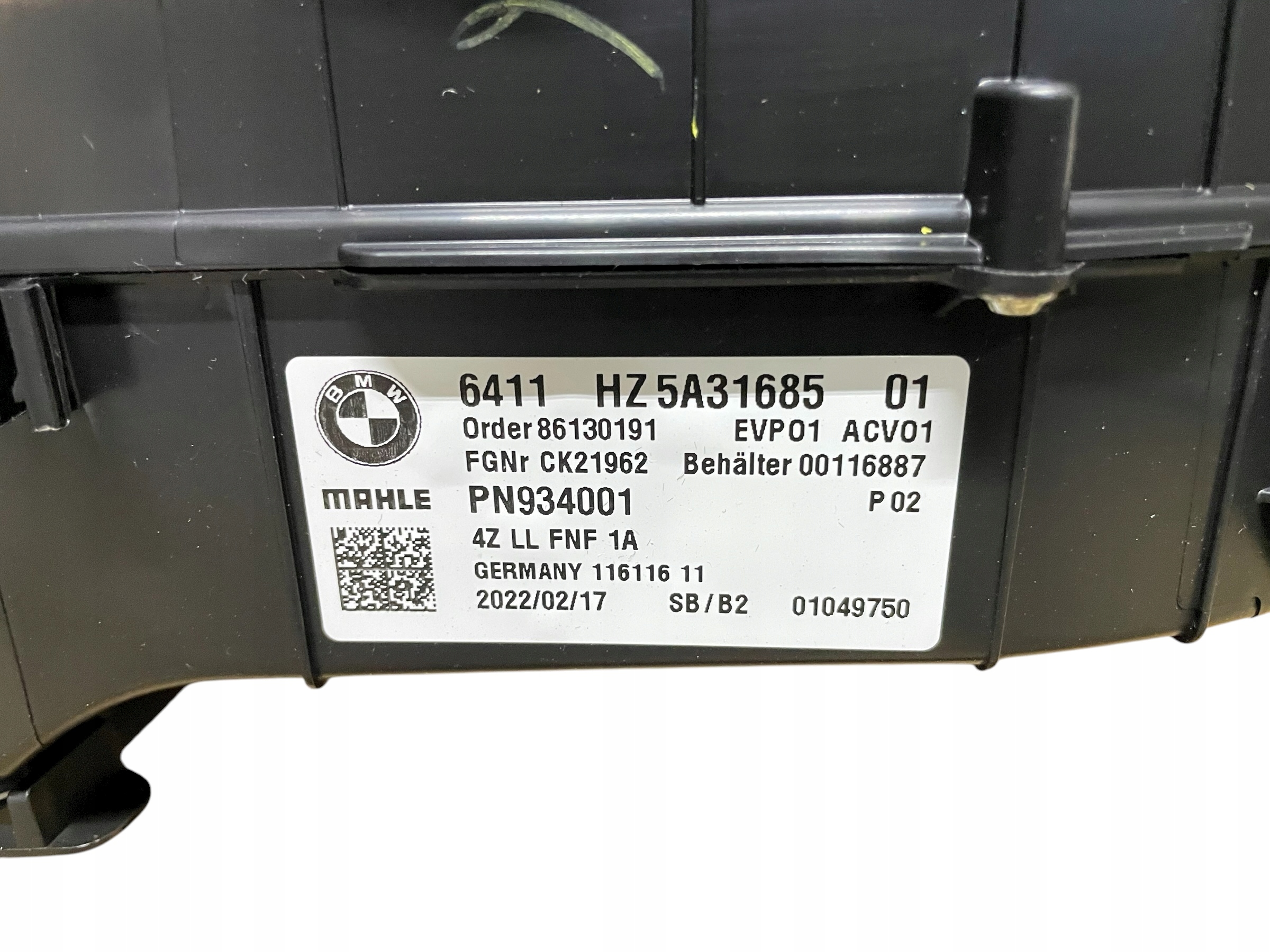 heater heating complete BMW 5 G30 LCI