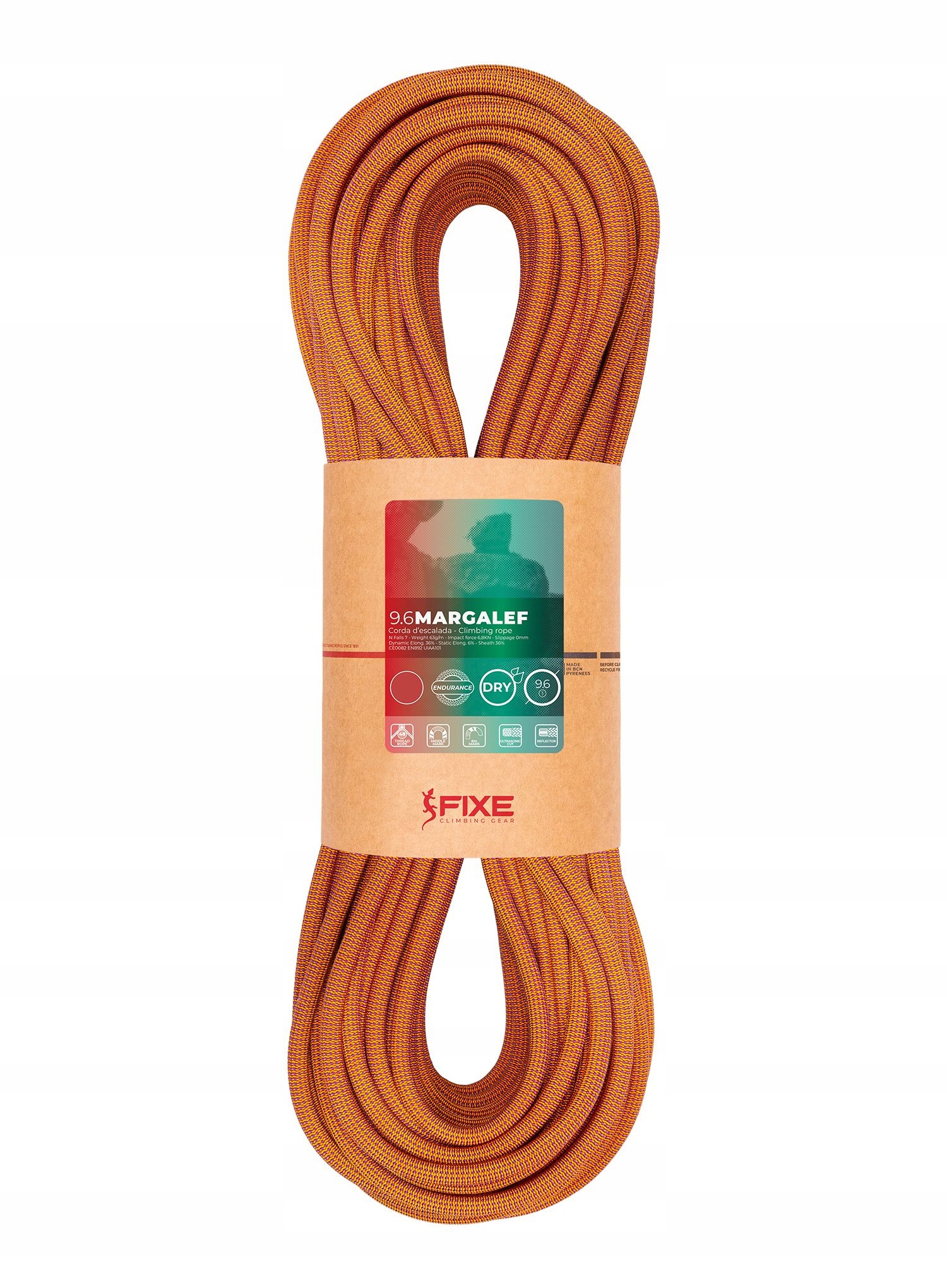 Horolezecké lano Fixe Climbing Margalef 9,6 60 m