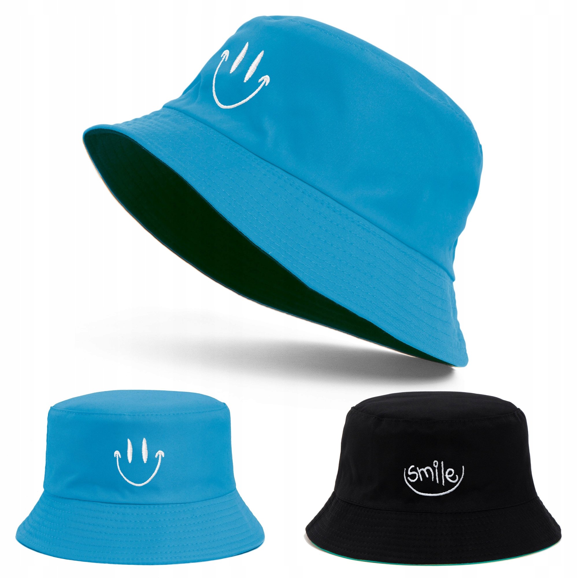 

Kapelusz Czapka Rybacka Bucket Hat Dwustronny 2w1