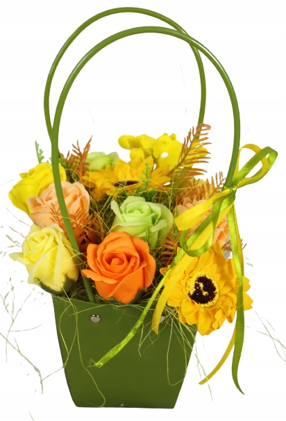 

Kwiaty Mydlane Torebka Box Dzień Mamy