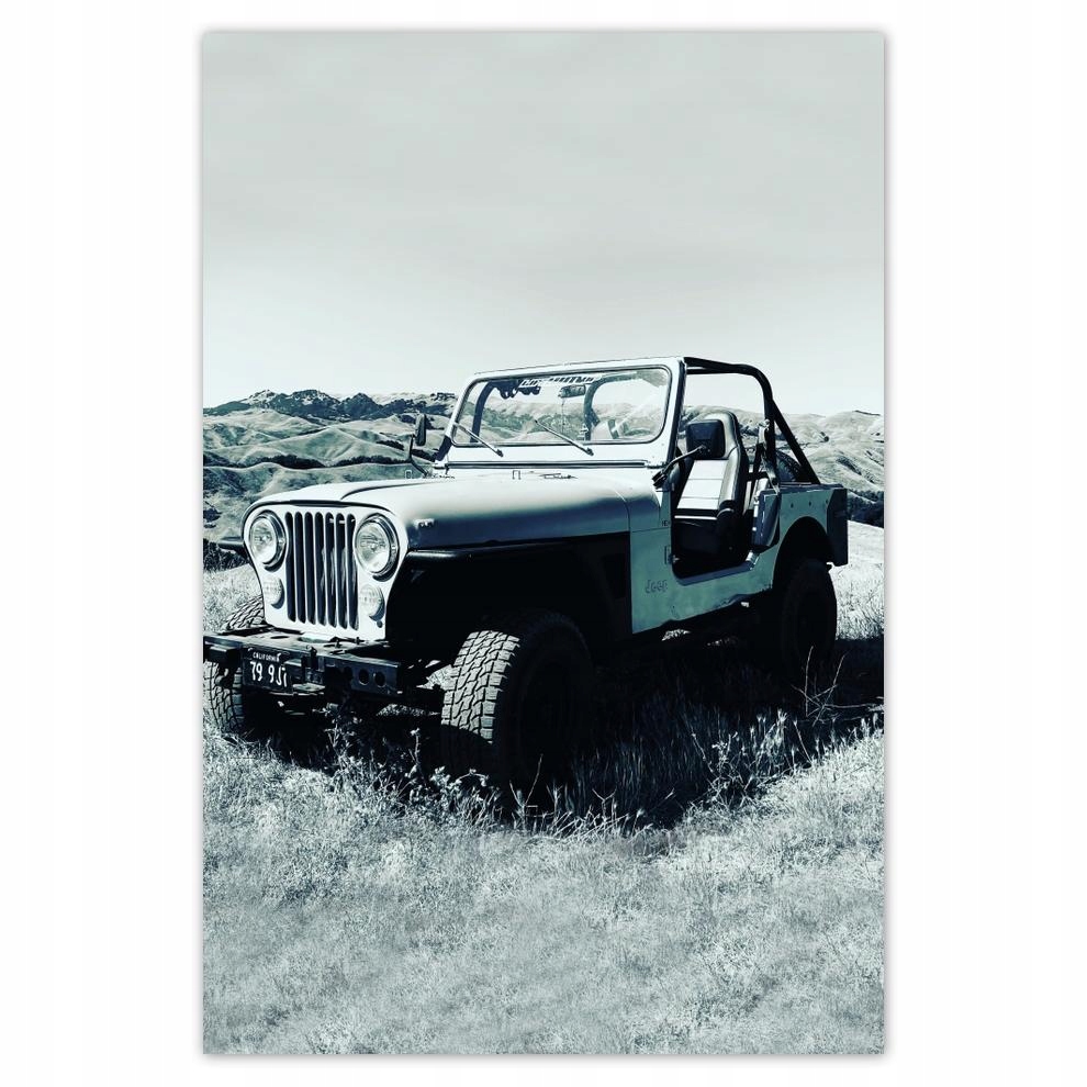 

Plakat 62x93 Jeep Wrangler Retro foto