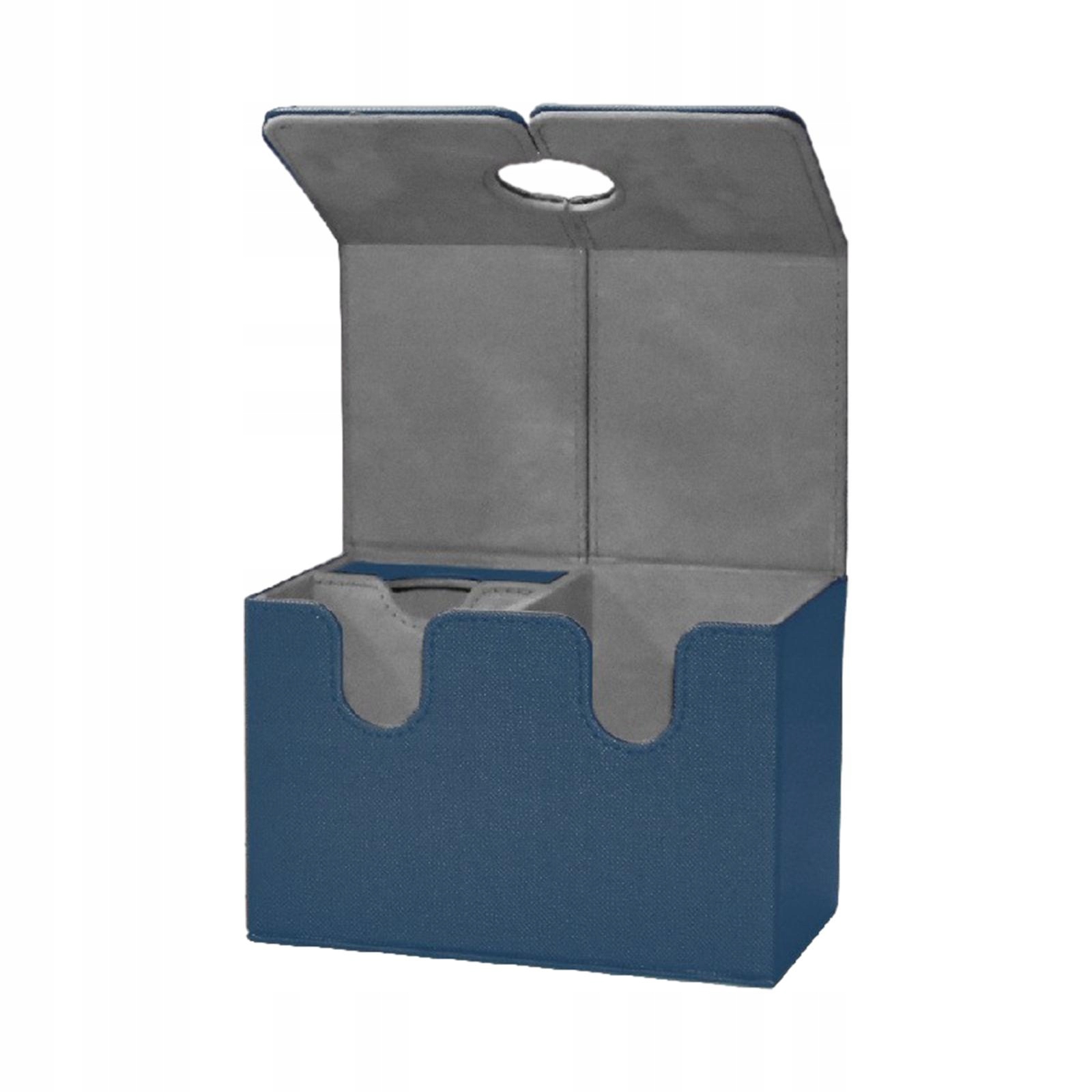 Trading Card Game Deck Storage Box Magnetyczne zamknięcie Storage Hobbies blue