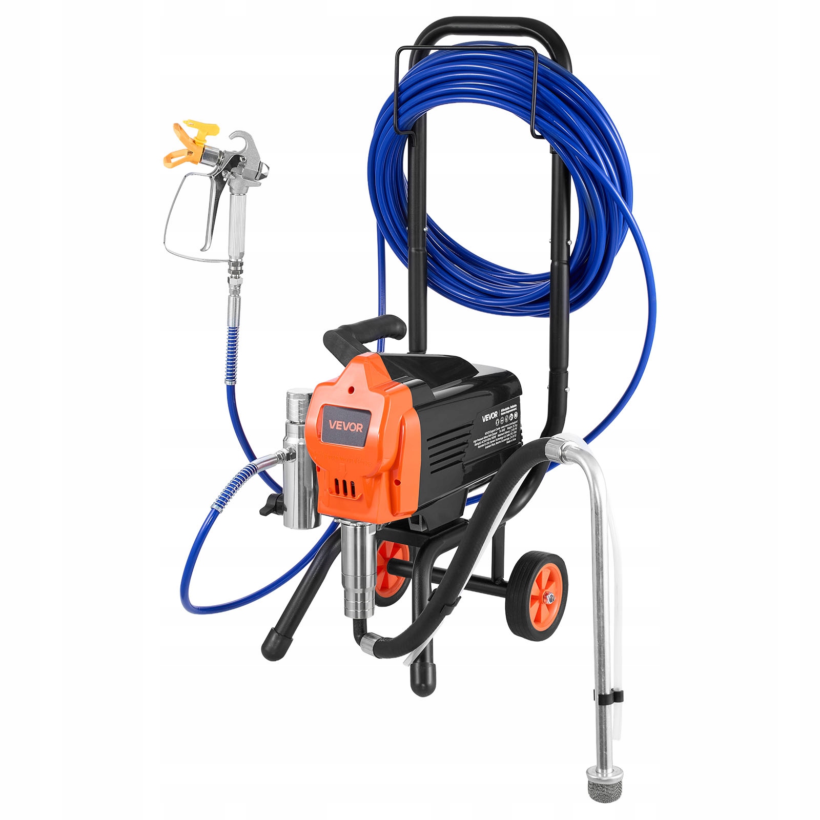 Vevor Bezvzduchová Stříkací Pistole 1500 W 3300 Psi Se Stojánkem