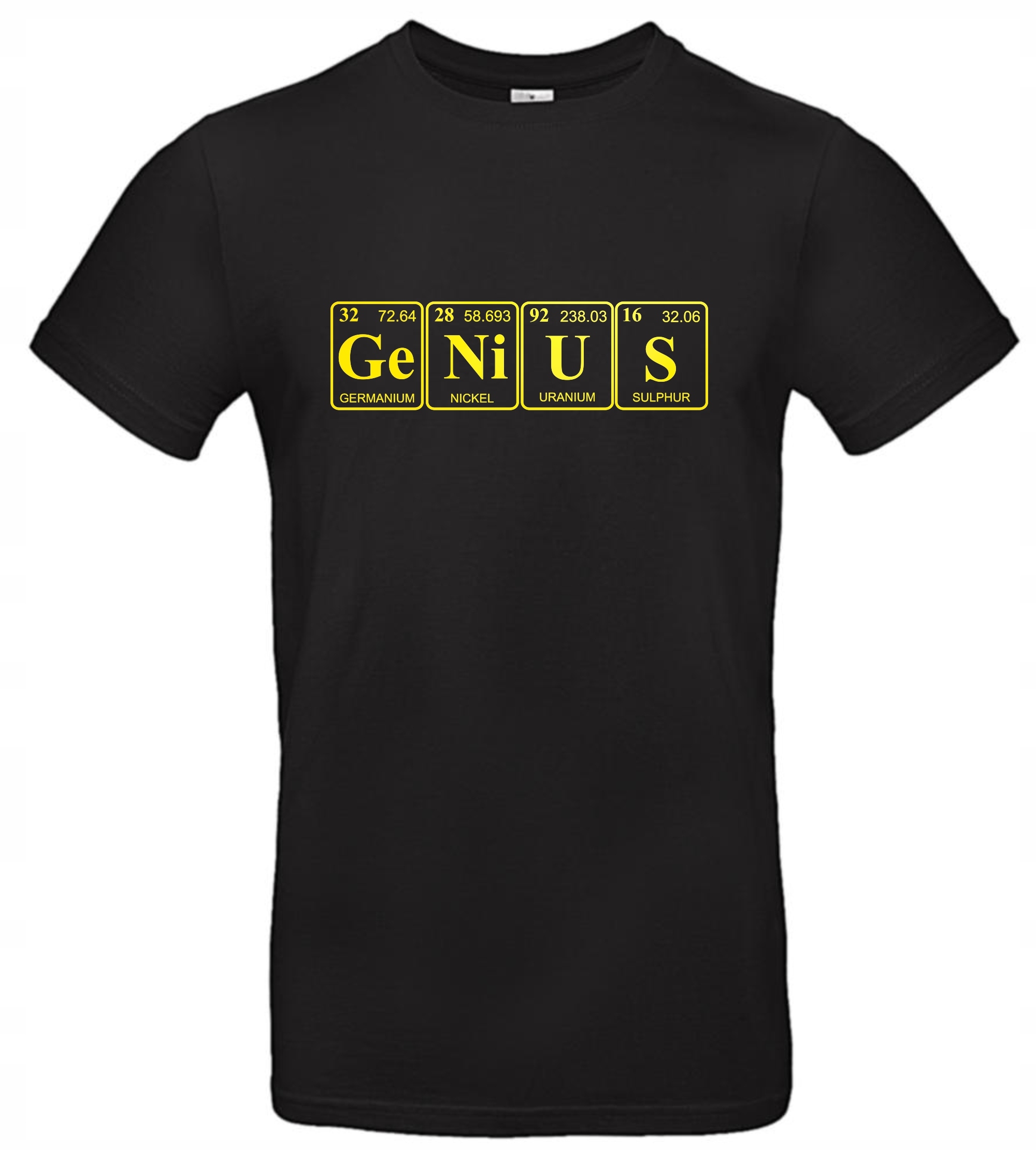 

Koszulka męska Genius Periodic Pierwiastki r. S