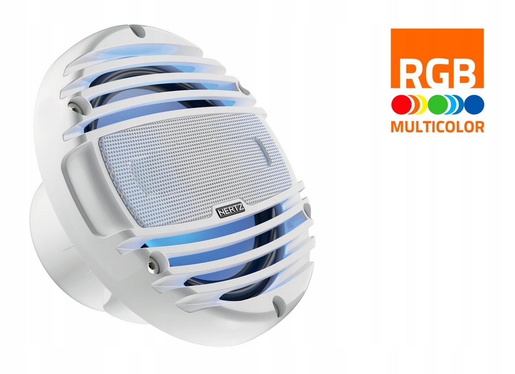 Hertz Hmx 6.5 Ld-tw Reproduktory Marine 165 mm Led IP65 pre lodnú jachtu biele