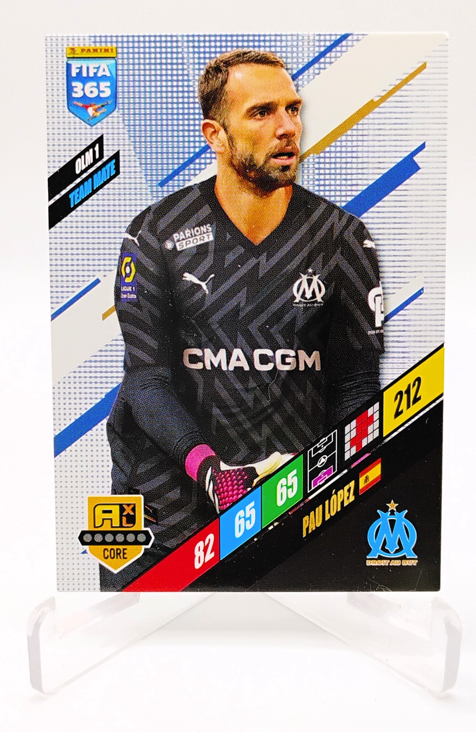 Panini Fifa 2024 Base Card OLM1 Pau Lopez Olympique Marseille