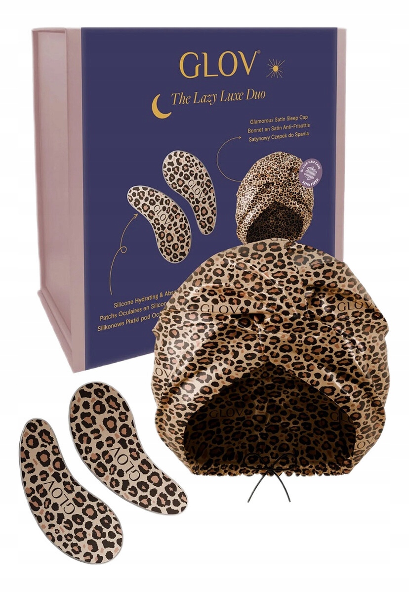 Glov The Lazy Luxe Duo Sada silikonových náplasti pod oči čepice na spaní