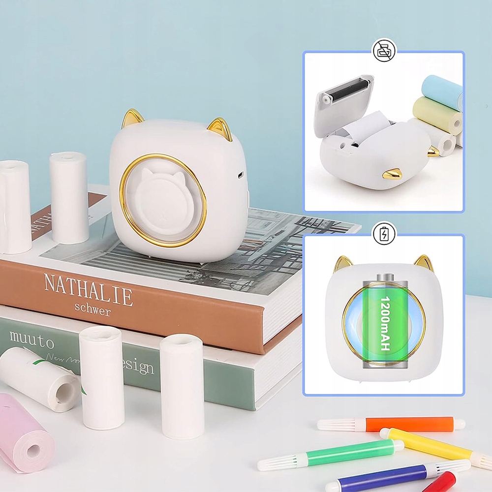 DRUKUŚ C23 APARAT NATYCHMIASTOWY DRUKARKA +WKŁADY Producent bez marki